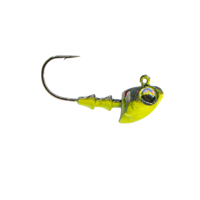 6th Sense Crappie Jighead - Size 6 Black Neon