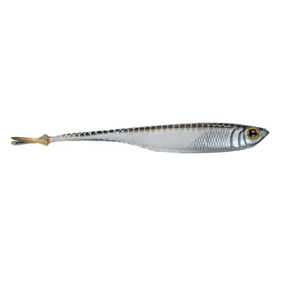 6th Sense Crappie Strobe Minnow Soft Bait Smoke Flash
