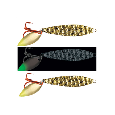 Moonshine Two-Faced Shiver Spoon Hammered Gold