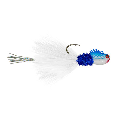 1Standard Fishing Minno4 Hair Jig Blue Silver