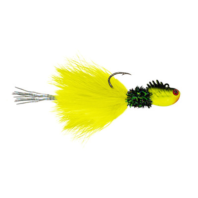1Standard Fishing Minno4 Hair Jig Black Charty