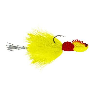1Standard Fishing Minno4 Hair Jig Red Charty