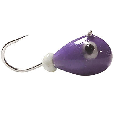 Fiskas Epoxy & Metallic Wolfram Tungsten Jig Purple Glow