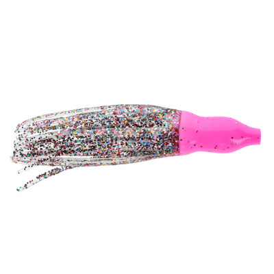 Silver Horde Gold Star Hoochie UV Mulit Glitter Pink Head