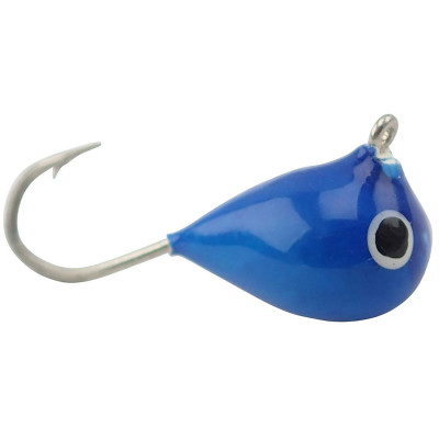 Fiskas Hand-Painted Wolfram Tungsten Jig UV Electric Blue Effect