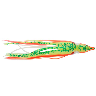 Silver Horde Gold Star Hoochie Glow Chartreuse Spatter - Flame Stripes