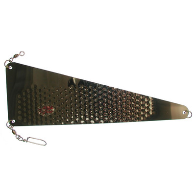 Silver Horde Rudder Flasher Hammered Chrome