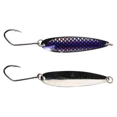 Silver Horde Kingfisher Trolling Spoon UV Purple Haze