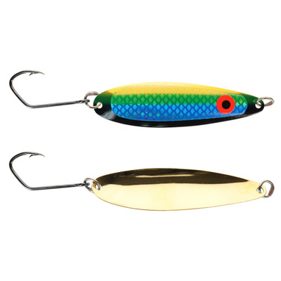 Silver Horde Kingfisher Lite Trolling Spoon UV Gold Rush Herring Aide