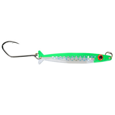 Silver Horde Coho Killer Trolling Spoon UV Glow Irish Cream