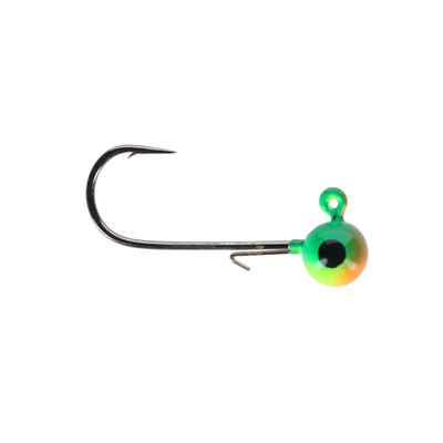 Widow Maker Tungsten Panfish Jigheads - Size 4 Firetiger Glow