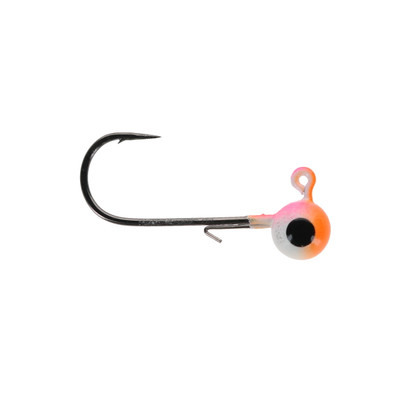 Widow Maker Tungsten Panfish Jigheads - Size 8 Pink/White Glow