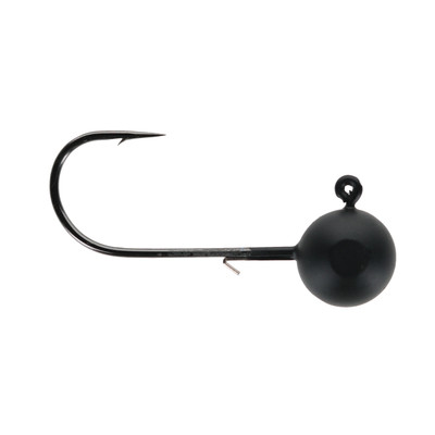 Widow Maker Painted Round Tungsten Jig Heads Matte Black