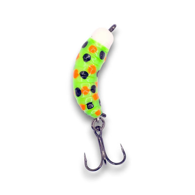 Kenders Tungsten Mighty Maggot XL Green Wonderbread Glow