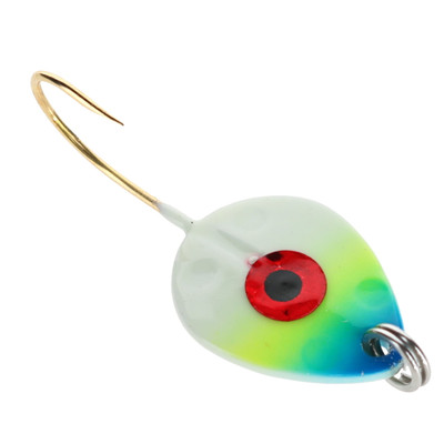 JB Lures Tungsten Gem-N-Eye Jig Blue/Chartreuse/Glow