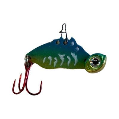 JB Lures Tung Bug Blade Bait Gold Blue Tiger
