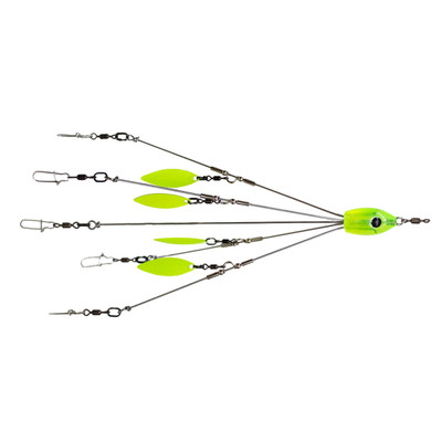 Brown Dog Tackle Umbrella Rigs Chartreuse
