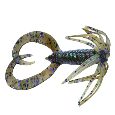 Keitech Little Spider GP w/ Green & Purple
