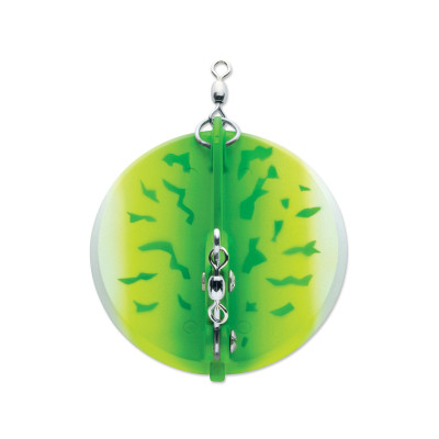 Luhr-Jensen 3-1/4 Dipsy Diver - Fire/Silver Bottom Moon Jelly