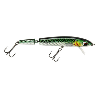 Bomber Jointed Wake Minnow Hardbait Green Mackerel