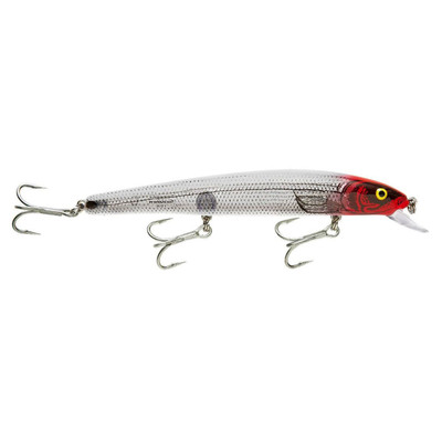 Bomber Saltwater Long A Hardbait Silver Flash-Red Head