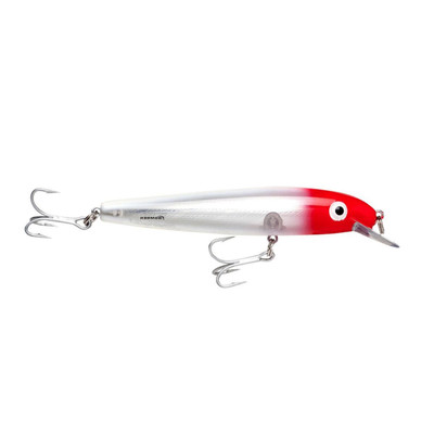 Bomber Saltwater Wind-Cheater Hardbait Silver-Red Head