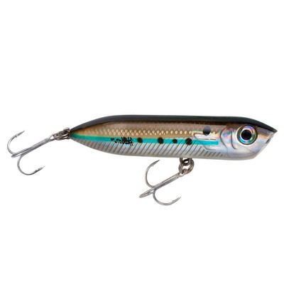 Heddon Saltwater Chug'n Spook Jr. Topwater Lure Silver Mullet