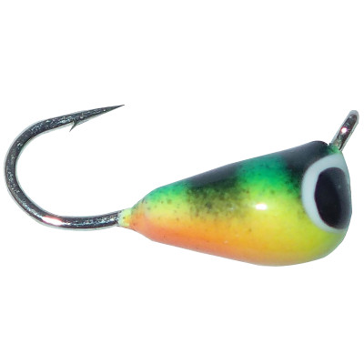 Fiskas Hand-Painted Wolfram Tungsten Jig Yellow Perch