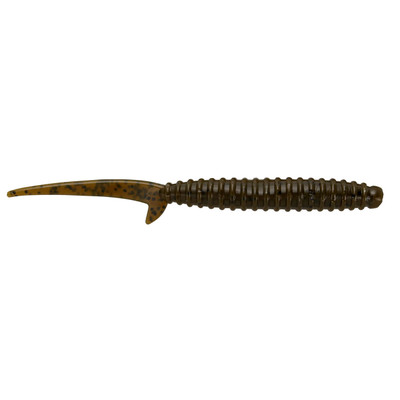Big Bite Baits Scentsation Thresher Worm Soft Bait Green Pumpkin