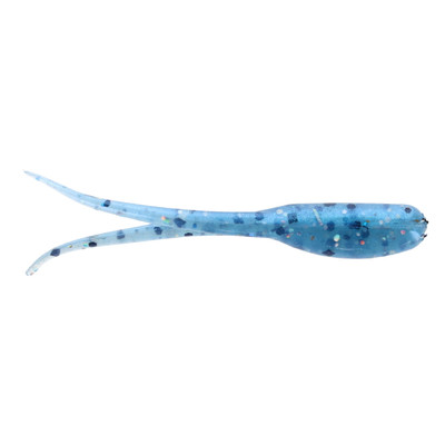 Limestone Split Tail Shad Soft Bait Blue Monkey Milk