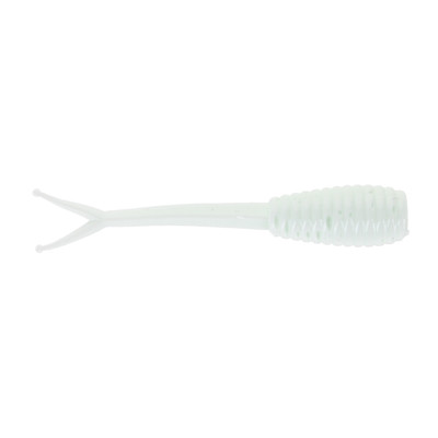 Limestone Mayhem Minnow Soft Bait White