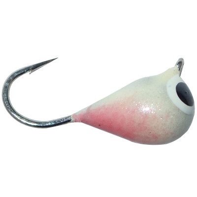 Fiskas Hand-Painted Wolfram Tungsten Jig Pearl Orange Glow