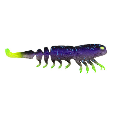 Z-Man Prawnstarz Loose Body Soft Bait Plum Chartreuse
