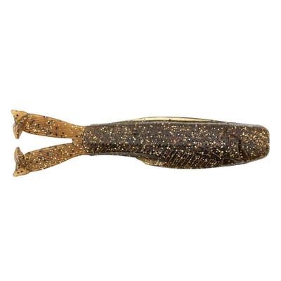 Z-Man Diezel KickerZ Soft Swimbait Rootbeer Gold