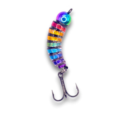 Kenders Tungsten Mighty Maggot XL Rainbow Metallic