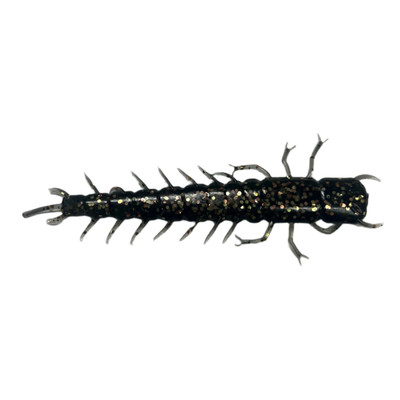 Case Plastics Big Kahuna Hellgrammite Soft Bait Michigan Shiner