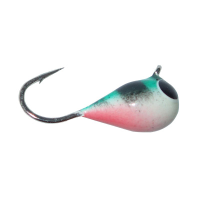 Fiskas Hand-Painted Wolfram Tungsten Jig White Perch Glow