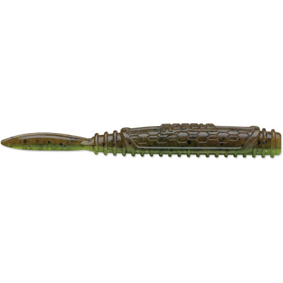 Rapala CrushCity Salted NedRoll Soft Bait Green Pumpkin Watermelon