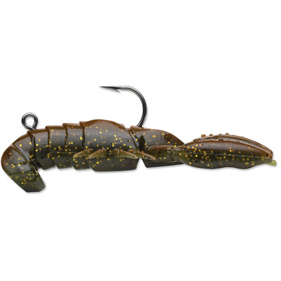 Storm Surge Craw Soft Bait Pumpkin Copper Black