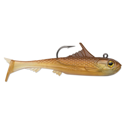 Storm Surge Minnow Soft Bait Gold Shiner