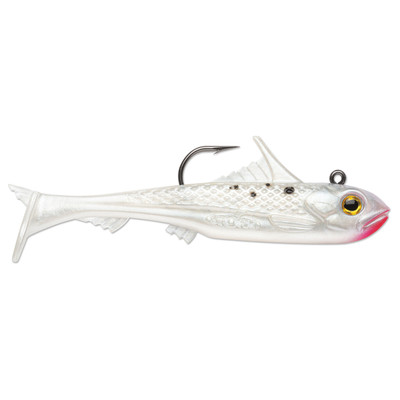 Storm Surge Minnow Soft Bait Pearl