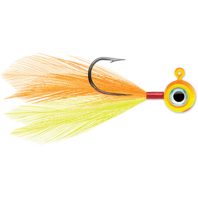 VMC Moon Fly Jig Chartreuse Orange