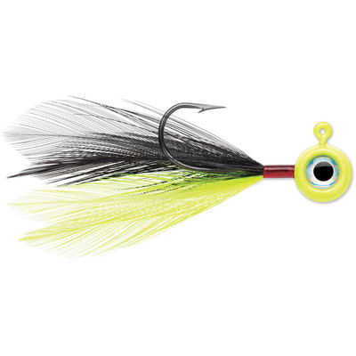 VMC Moon Fly Jig Glow Chartreuse