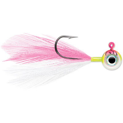 VMC Moon Fly Jig Pink Fire UV
