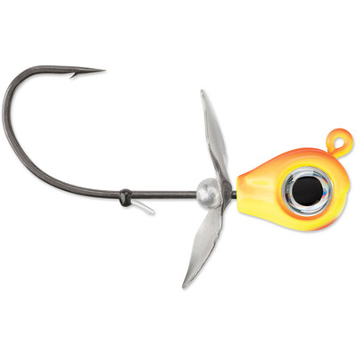 VMC Snitch Jig Spinhead Chartreuse Orange