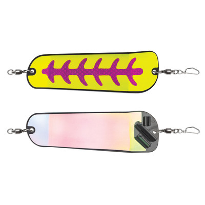 Luhr Jensen Money Roll Flasher Nuclear Carbon Glow