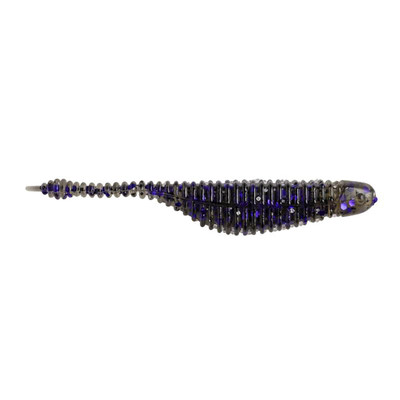 Great Lakes Finesse Micro Drop Minnow Smoke Clear Purple Flake