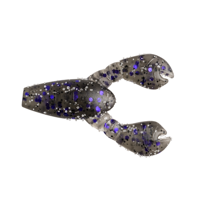 Great Lakes Finesse Micro Snack Craw Smoke Clear Purple Flake
