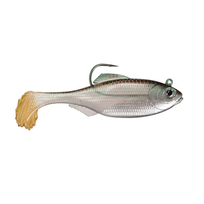6th Sense Rigged Panorama Swimbait - Fast Sink Green Shiner