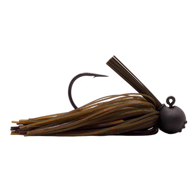 Beast Coast Hand-Tied Tungsten Compound Baby Dozer Football Jig Stealth Melon Juice